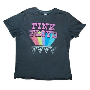 Pink Floyd Men’s XL Gray Short Sleeve Shirt Old Navy Soft Cotton